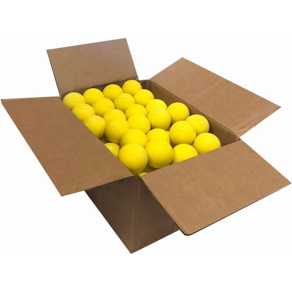 Velocity Lacrosse Balls - 60 Packs - Official NFHS and College Approved Size - Yellow