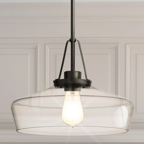 Luxury New Traditional Pendant, Matte Black, UQL5015