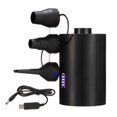thumbnail image 4 of Bomba De Aire Eléctrica Para Exteriores, Bomba De Aire Eléctrica Portátil De 4500 Mah, Inflador Y Desinflador Rápido Con 3 Boquillas De Aire, Bomba De Colchón De Aire Usb Moyic OD013784-00, 4 of 6