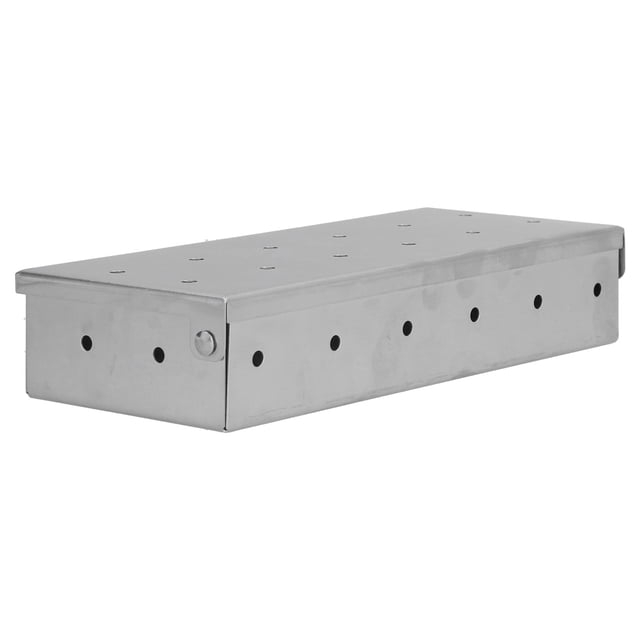 Stainless Steel Smoker Box with Dual Ventilation System - Easy-to-Use, Durable Barbecue Accessory for Infusing Smoky Flavor, Compatible with Most Charcoal & Gas Grills, Rust-Resistant,