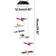 thumbnail image 3 of Fiudx Campana de Viento Solar, Luz Led Que Cambia de Color, Minicampanas con Iluminación de Cristal, Ahorro de Energía, Energía Solar, Decoración para Jardín, Patio, Mejora El Espacio Exterior, Diseñ, 3 of 3