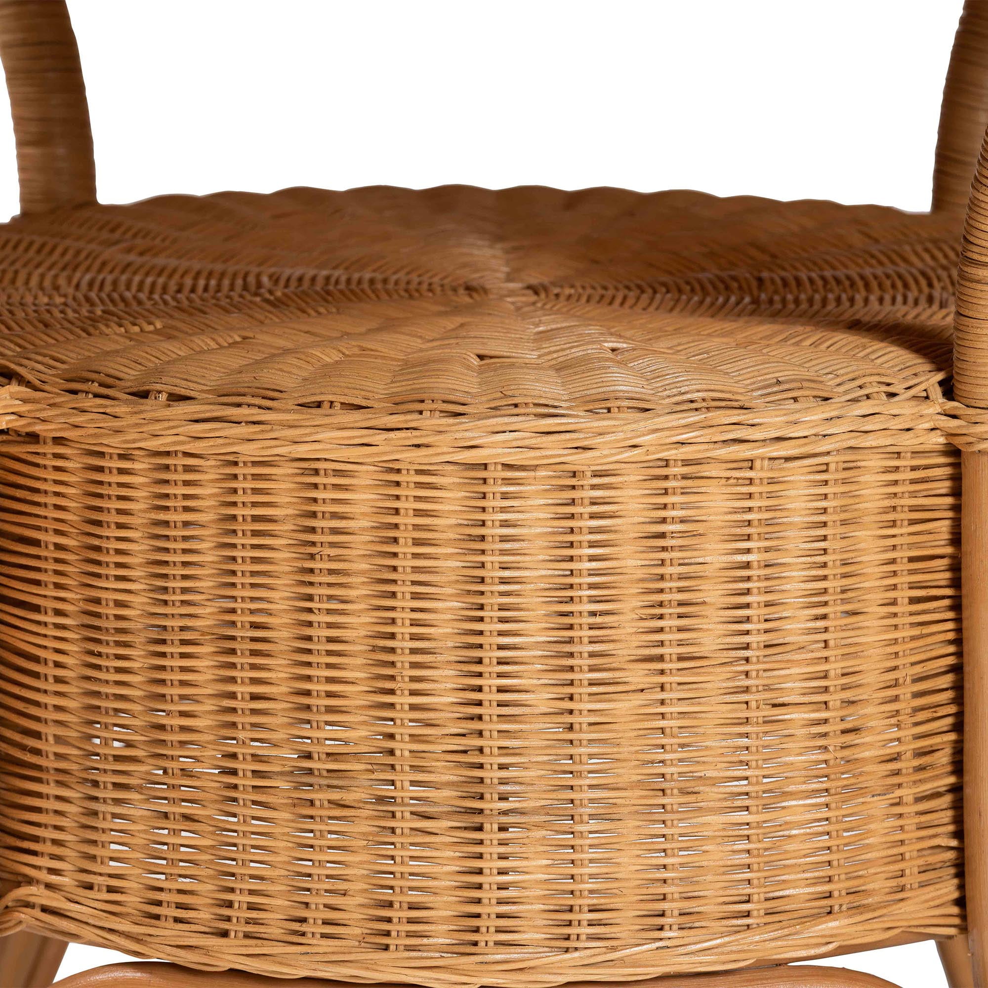 bali & pari Abena Boho Dining Table, Light Honey