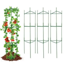 VEVOR 6 packs Tomato Cages for Garden, 48 inch Tomato Trellis Plant Stakes Support, Stackable Tall Plant Support Cage, for Raised Garden Bed, Vegetables Flowers and Climbing Plants