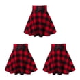 thumbnail image 3 of Sonducket corta a cuadros para mujer, plisada a cuadros para primavera y otoño, ropa de discoteca para niña, vestido rojo de cintura alta con Type1 NO1, 3 of 6