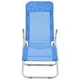thumbnail image 3 of vidaXL Deckchairs Outdoor Lounge Chairs Folding Sunlounger Sunbed Textilene, 3 of 8