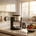 thumbnail image 2 of Casabay Glass Air Fryer 4.7QT, 1300W Quick-Cook Air Fryer with 10 Smart Modes, Non-Toxic BPA-Free Design, Easy-Clean Transparent Basket, Compact for Kitchens, Black, 2 of 8