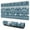 Blue Geometric Triangle, variant on Long Mouse Pads for Desk,Blue Geometric Triangle Arrow Pattern Desk Mats on Top Of Desks, Desk Mouse Pad Extra Large with 3mm Non-Slip Base and Stitched Edge for Gaming,Office,Work,Home 47.3"x23.6"