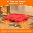 thumbnail image 3 of Austok Microwave Sandwich Maker Portable 3 Minute Microwave Toastie Grill Safe Panini Press Dishwasher Safe for Travel Office Dorm RV, 3 of 9