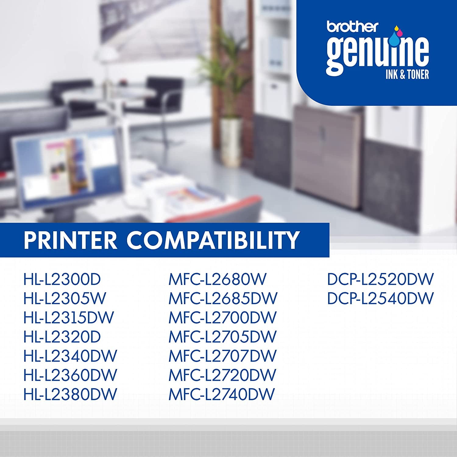 Combo Impresora Brother DCP-L2540DW Laser Monocromática + Toner 2370 I  Oechsle - Oechsle