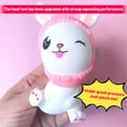 thumbnail image 4 of Squeeze Squeeze Toys, Rabbit Plush, Sensory Squeeze Toys, 8inStuffed Bunny, Mood Calming, Student Playtime, Random Color, 1 Pc, 4 of 6
