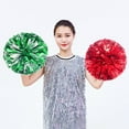 thumbnail image 2 of Hand Flower Pom Poms PE Material Cheerleading Pom Poms Customizable for Team and Sports Rallies, 2 of 9