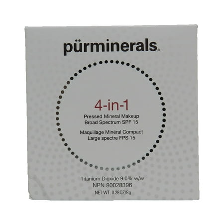 Pur Minerals 4-in-1 Pressed Mineral Makeup SPF 15 Golden Medium 0.28 (Best Organic Mineral Makeup In Canada)