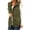 Army Green, variant on Admvng Womens Cargo Sleeveless Vest Drawstring Waist Multi Pocket Casual Outdoor Workwear Jacket