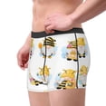 thumbnail image 2 of Honeii Gnomes Honey Bee Print Mens Boxer Briefs Breathable,Boxer Brief for Men, Moisture-Wicking Underwear-Large, 2 of 5