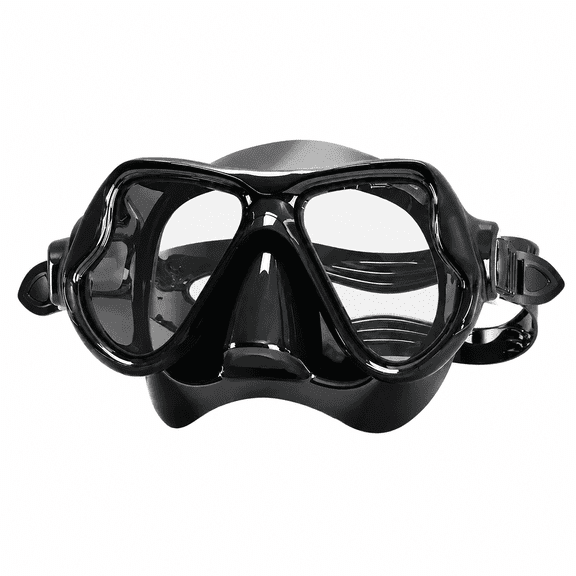 Panoramic Diving Mask, Full Face Snorkel Mask with Wide Viewing Lens, Anti-Leak Soft Silicone Seal, Adjustable Strap for Snorkeling & Diving