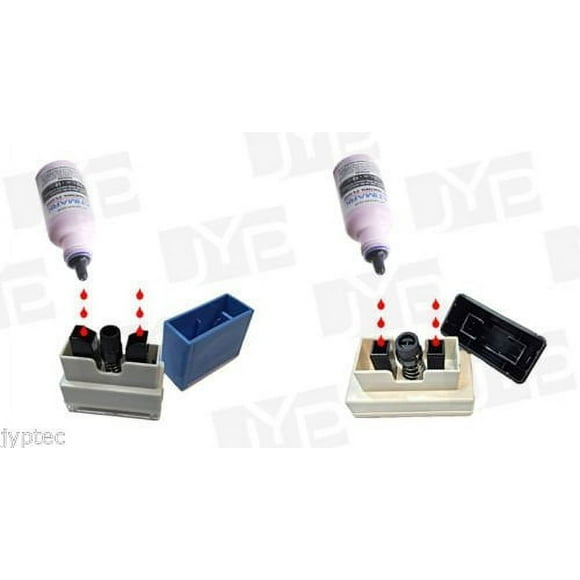 Tampon en Caoutchouc Pré-Encreur JYP PA1040 Encre Rouge