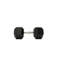 thumbnail image 3 of Par de Mancuernas Hexagonales UNIFITNESS Negro de 25 kg, 3 of 4