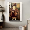 thumbnail image 5 of Divertido retrato de mujer y hombre de Fernando Botero bebiendo jugo, pósteres artísticos, pintura en lienzo, impresiones de pared, imagen para la decoración del hogar de la habitación, 5 of 5