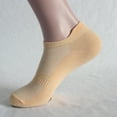 thumbnail image 2 of Ankle Socks - Sports Socks Breathable Mesh Running Socks Women's Summer Color Thin Boat Socks, Socks for Women,Color: Orange Size: One Size, 2 of 5