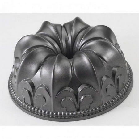 Nordic Ware 53248 Fleur De Lis Bundt Cake Pan Aluminum Mold