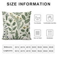 thumbnail image 5 of Shiartex Spring Summer Floral Pillow Covers  Sage Green Herbs Yellow Red Blue Flowers Decorative Throw Pillows Botanical Leaf Pillow Cases Farmhouse Home Decor for Sofa Couch Outdoor, 5 of 5