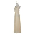 thumbnail image 4 of Feinuhan Womens Chiffon Cream Greek Goddess Inspired Long Maxi Beach Toga Dress, 4 of 5