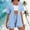 Sky Blue, variant on BRGZLK Women's 2 Piece Summer Outfits Fashion Polka Dot Print Short Sleeve Cardigan Tops and Elastic Waist Shorts Loungewear Set Suitable for Daily Pink S