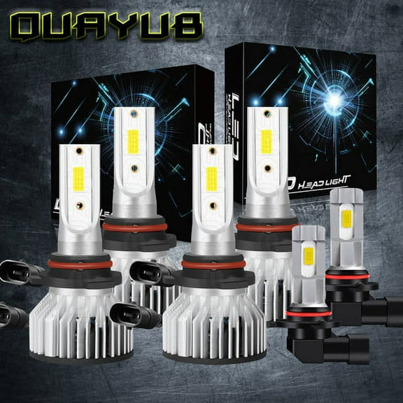 Para For Ford Escape 2013-2016 Combo LED faro   luces antiniebla 6x