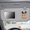 thumbnail image 3 of YFYANG Universal Adhesive Cell Phone Card Holder, Giraffe Texture Pattern Leather Cell Phone Wallet Sticker, 3 of 6