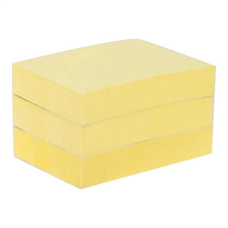 Post-it Mini Notes, 1.5 in x 2 in, 24 Pads, America's #1 Favorite Sticky Notes, Canary Yellow, Clean Removal, Recyclable (653-24vad), Size: 8 in