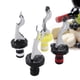 thumbnail image 5 of Yuarrent Copas de vino selladas frescas y sabrosas para amantes del vino Copas de vino de plástico ligeras Copas de tapón de vino Barra de herramientas amarillo y blanco 1, 5 of 6