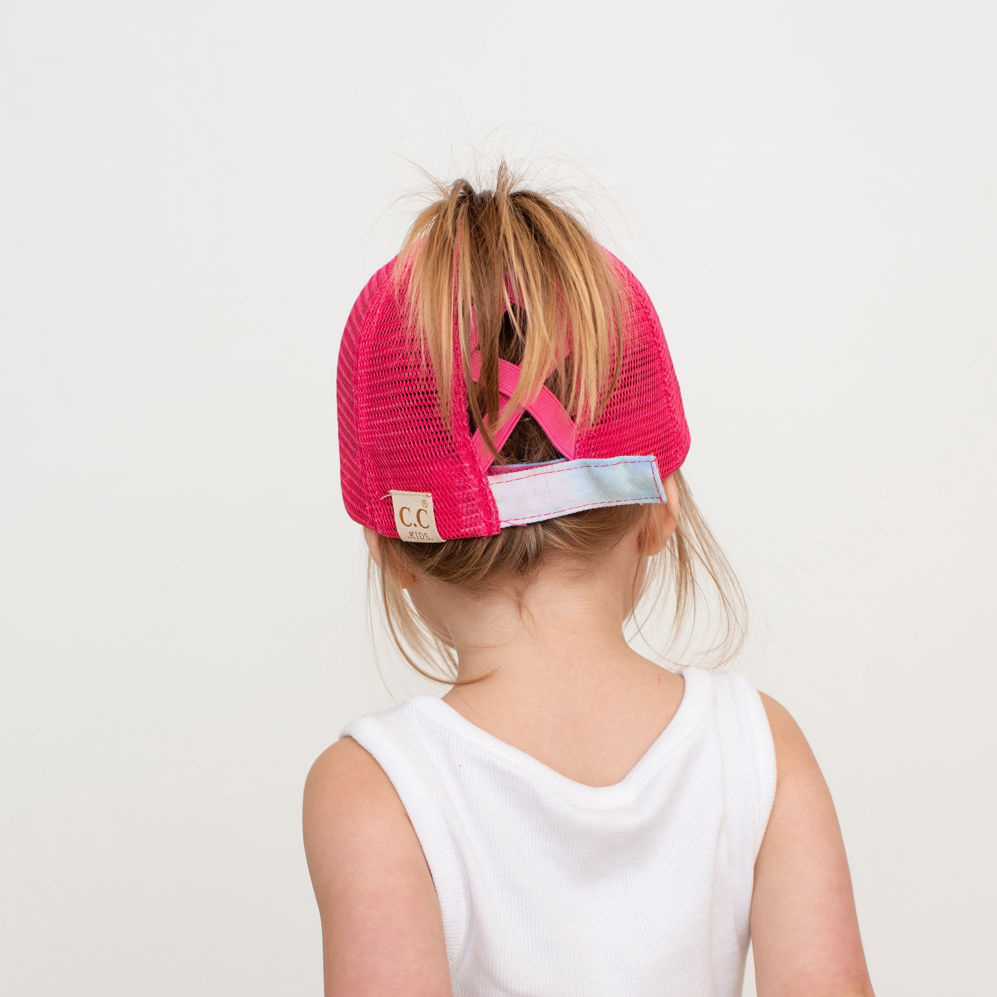 CC Kids Tie-Dye Criss-Cross Pony Cap