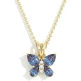 thumbnail image 2 of 7 Carat 925 Sterling Silver Butterfly Alexandrite Pendant Necklace for Women in Size 16+2 Inch Cable Chain with Lobster Clasp | Natural Birthstone Jewelry Gift for He, 2 of 2