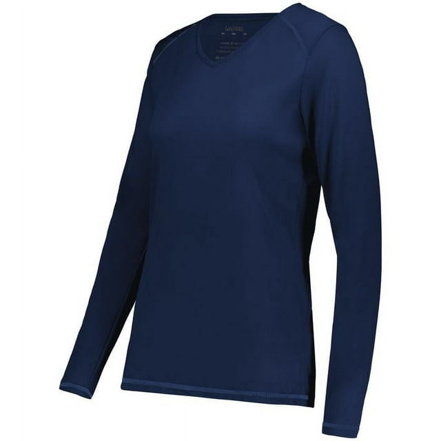 AUGUSTA SPORTSWEAR LADIES SUPER SOFT-SPUN POLY LONG SLEEVE TEE