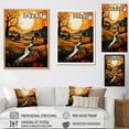 thumbnail image 4 of Designart "Farmhouse Patterns Painting II" Landscape & Nature Wall Art Living Room, 4 of 5