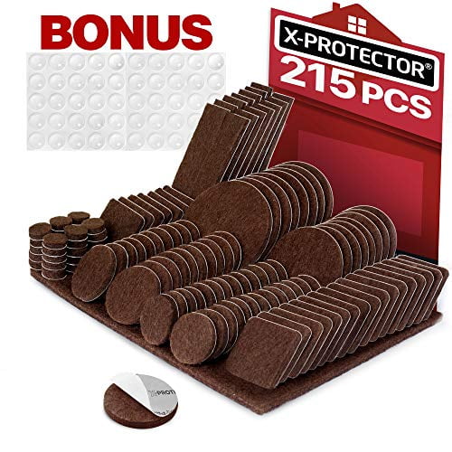 Furniture Pads 215 pcs XPROTECTOR Best Felt Furniture Pads Furniture