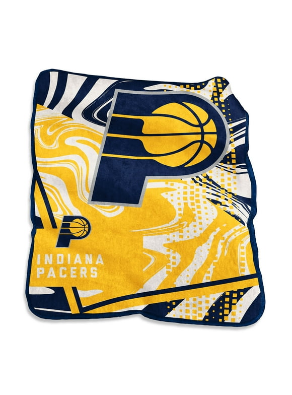 Indiana Pacers 50" x 60" Swirl Raschel Throw Blanket
