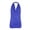 Blue Shirts for women, variant on Women's Trendy Slim Dressy Tank Tops Sleeveless Halter Hanging Neck Pullover for Teen Girls Solid Color Ruched Summer Tees Elegant Casual Backless Blouses Navy M