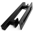 thumbnail image 2 of Steel Sliding Door Handle Sliding Barn Door Handle - Single Square Handle - Black, 2 of 5