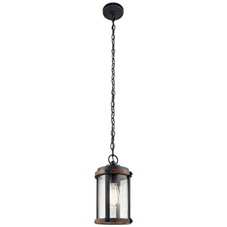 Kichler Barrington Black Outdoor Pendant Light - 60 W - 1-bulb 39517