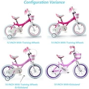 RoyalBaby Bunny Girls Bike Pink 16 inch Kids bicycle