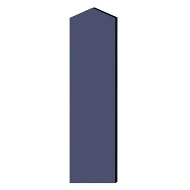 Salsbury 22244BLU Double End Side Panel For 18 Inch Deep Extra Wide Designer Wood Locker - With Sloping Hood - Blue