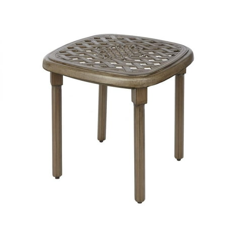 Hampton Bay Cavo Square Metal Outdoor Side Table 171 410 22et Hampton Bay Cavo Square Metal Outdoor Side Table 171 410 22et