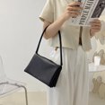 thumbnail image 1 of Bolsa Retro Mujeres Multi Capa Suave PU Hombro Axilas Bolso Tote Bolso (Negro) JShteea Para Estrenar, 1 of 9