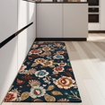 thumbnail image 4 of Pioneer Flower Floral Print Pattern Kitchen Rug Mat,Kitchen Runner Rugs Non Skid Washable,Decorative Kitchen Floor Mats for Kitchen,Sink,Laundry,17"X47", 4 of 5