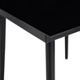 thumbnail image 5 of vidaXL Patio Dining Table Black 31.5"x31.5"x29.1" Steel and Glass, 5 of 24