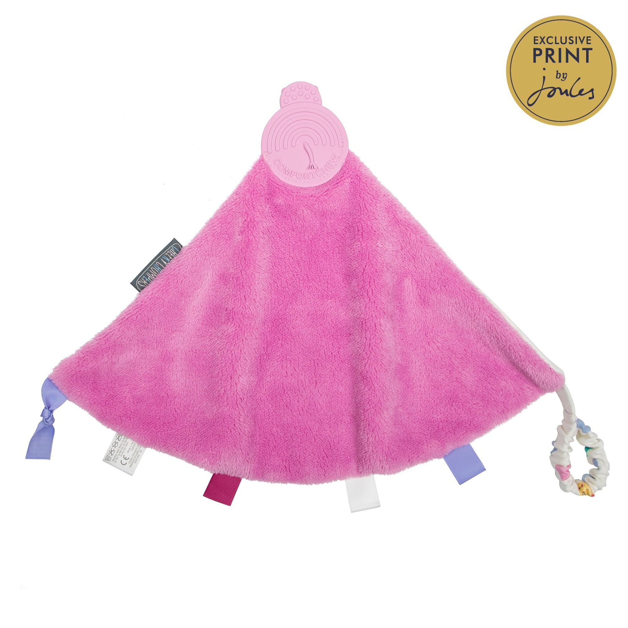 Cheeky Chompers Comfortchew Teething Blanket in Cat Dog Spot by Joules Designs