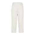 thumbnail image 4 of Lumtrix Capri Pants For Women High Waisted Straight Leg Sim Fit Stretch Lightweight Trousers Casual Work Golf Capris With Pockets White XL, 4 of 5