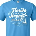 thumbnail image 4 of Inktastic Florida is My Happy Place with Palm Trees T-Shirt, 4 of 5