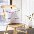 thumbnail image 5 of LALILO Throw Pillow Covers Baby Shower Invitation With Flying Cushion Cover 18" x 18", 2 Pack, 5 of 6